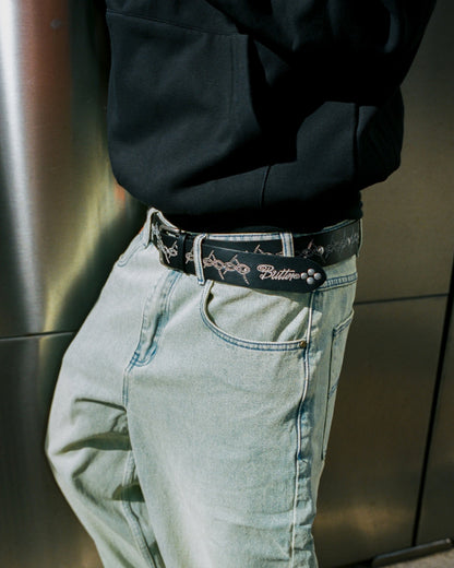 Barbed Wire Studded Belt-🚨9/17 晚間20:00準時開賣