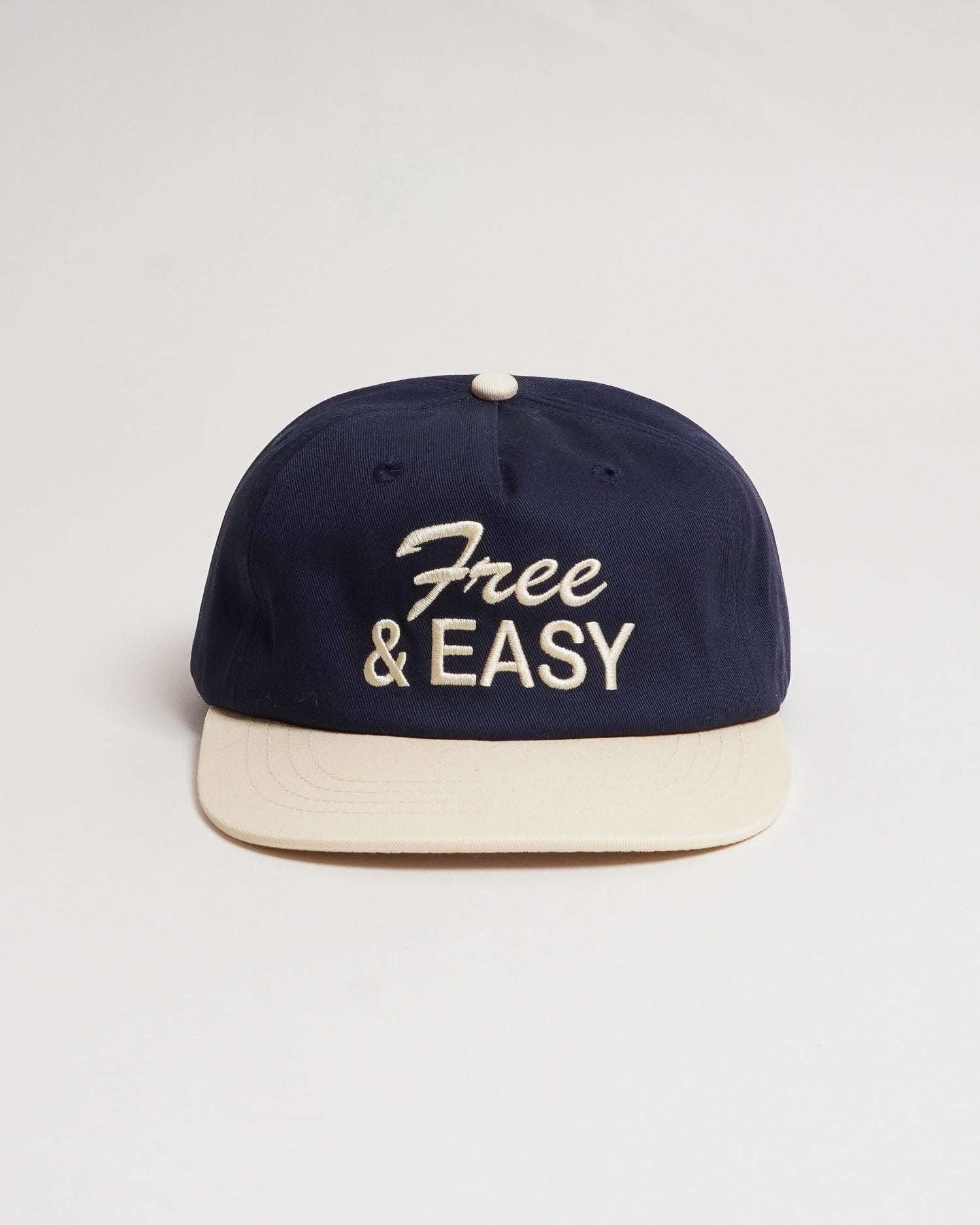 Two Tone Short Brim Snapback Hat