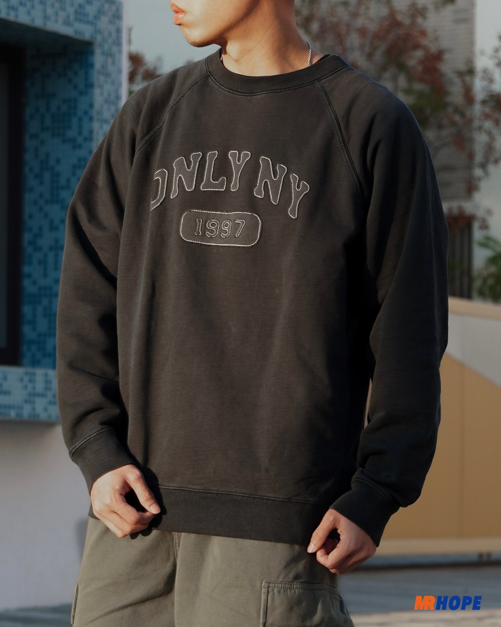 Varsity Raglan Crewneck