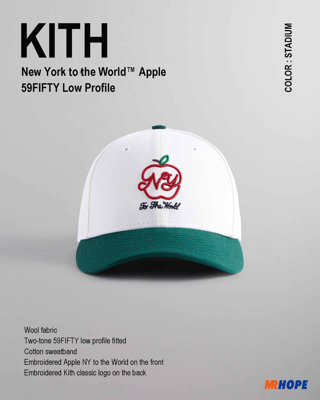 NY TO THE WORLD™ APPLE 59FIFTY LOW PROFILE