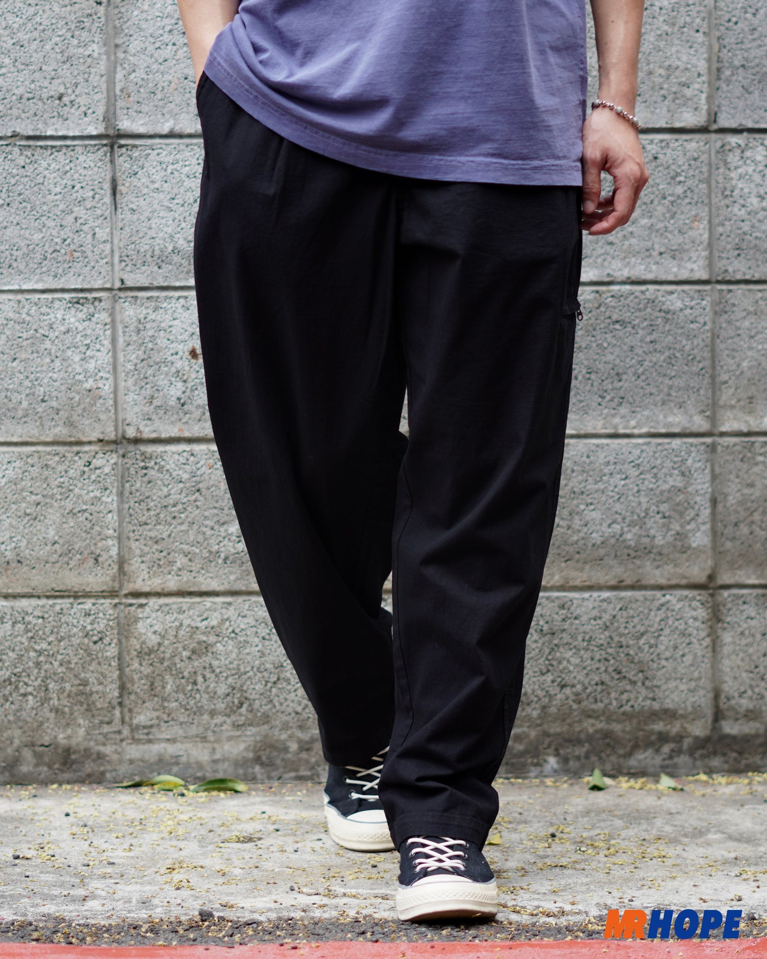 Ripstop Pleated Pant