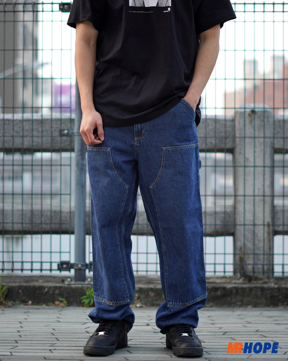 Double Knee Pant-Denim