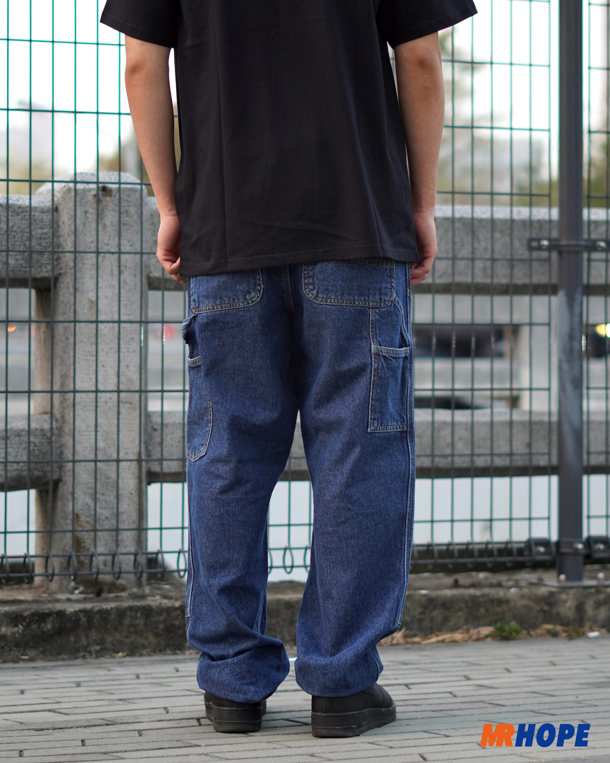Double Knee Pant-Denim