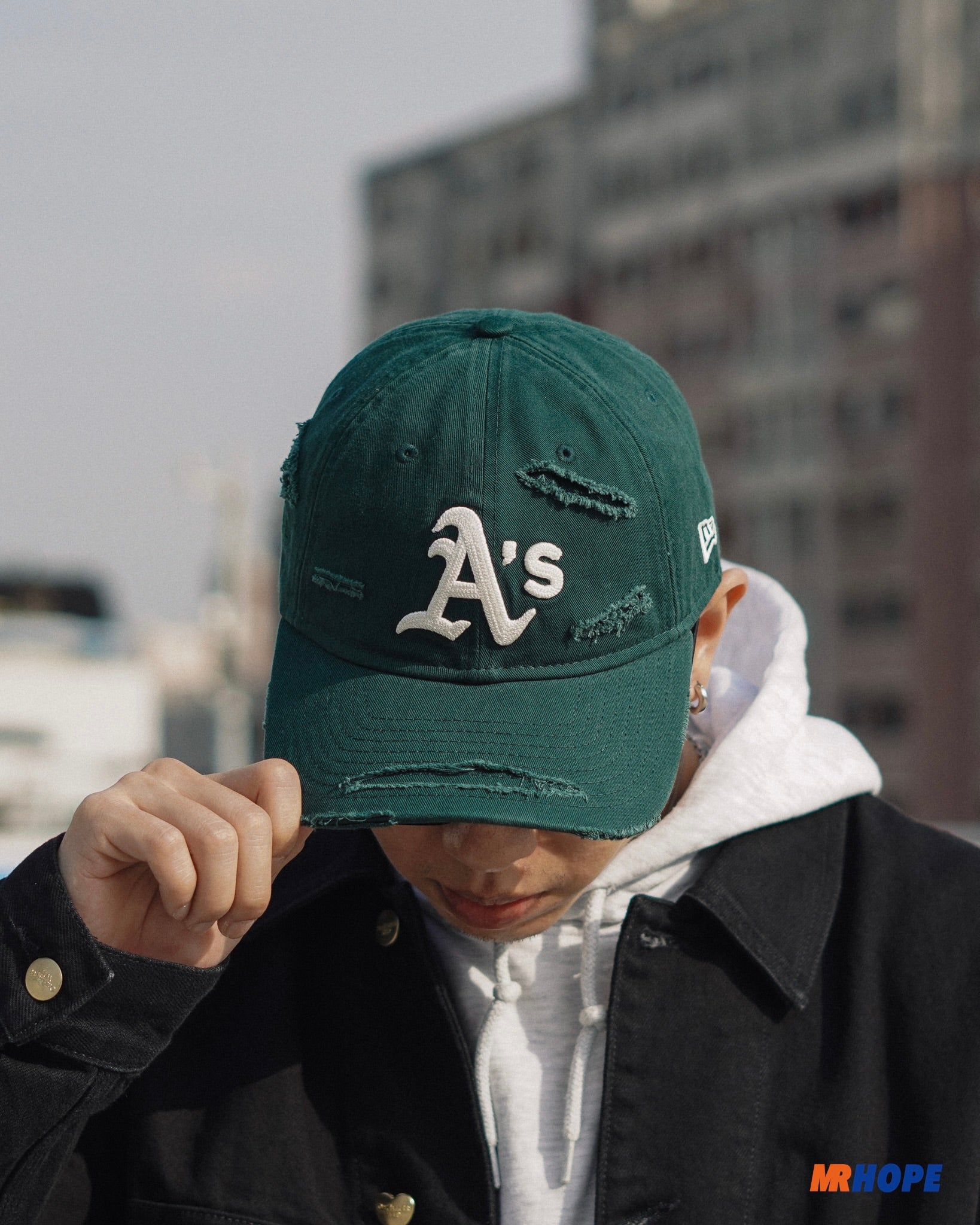 NY Yankees &amp; Oakland  Athletics Washed Distress 9Twenty