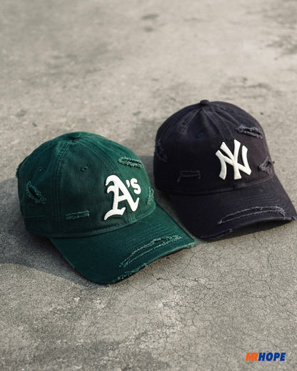 NY Yankees &amp; Oakland  Athletics Washed Distress 9Twenty