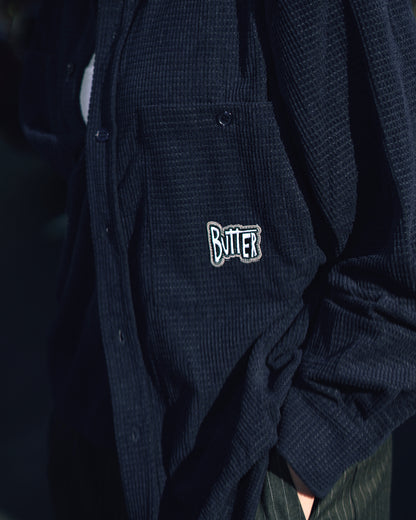 Grid Cord Overshirt