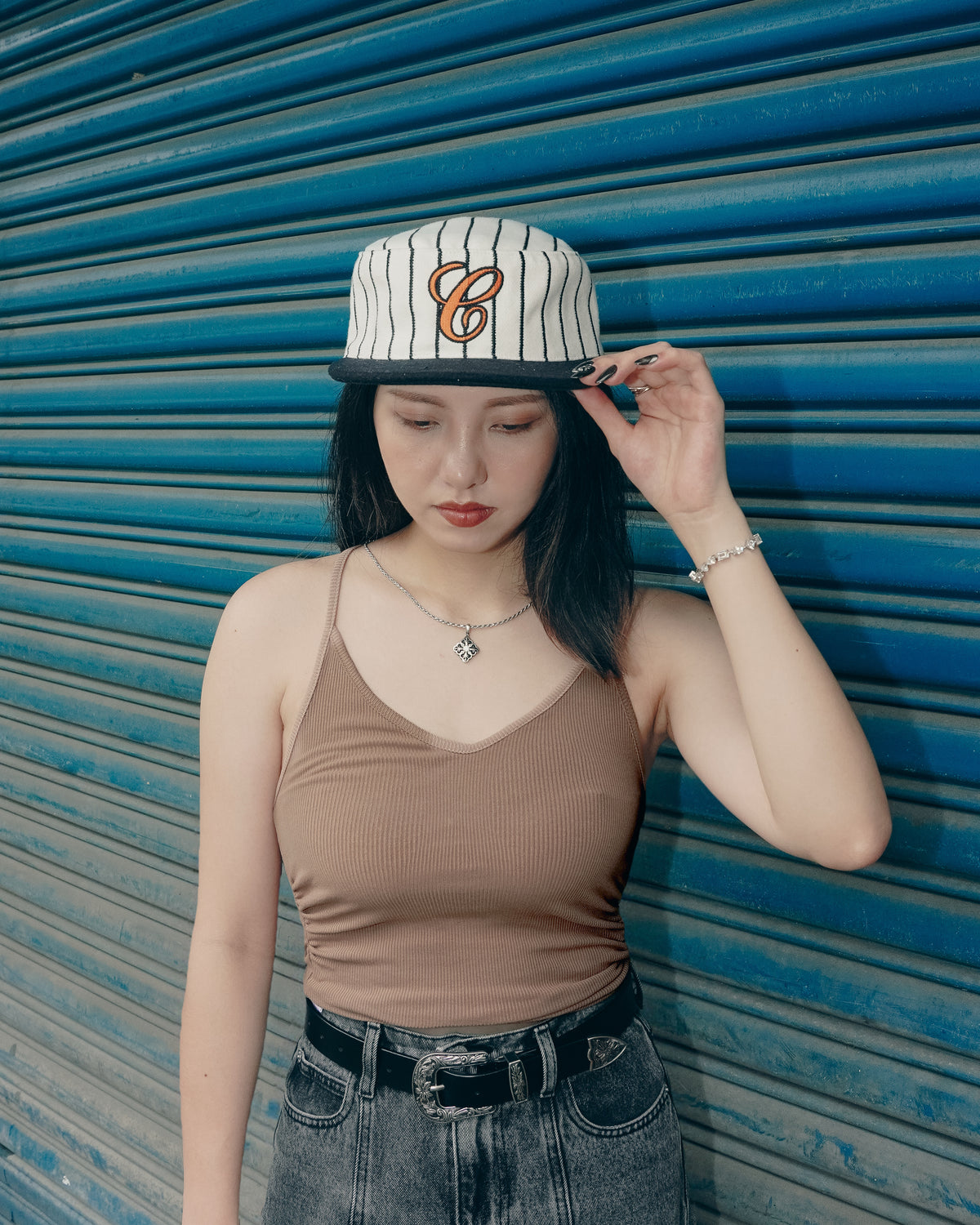 Retro Wool Flat Top Baseball Cap（Pillbox Cap)