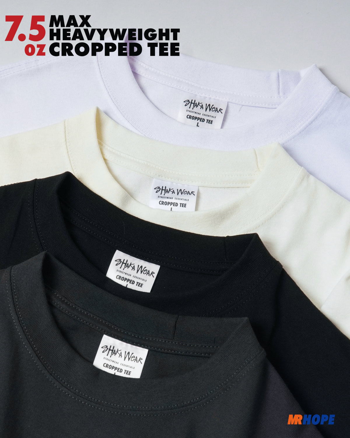 [02] 7.5oz Max Heavyweight Cropped Tee
