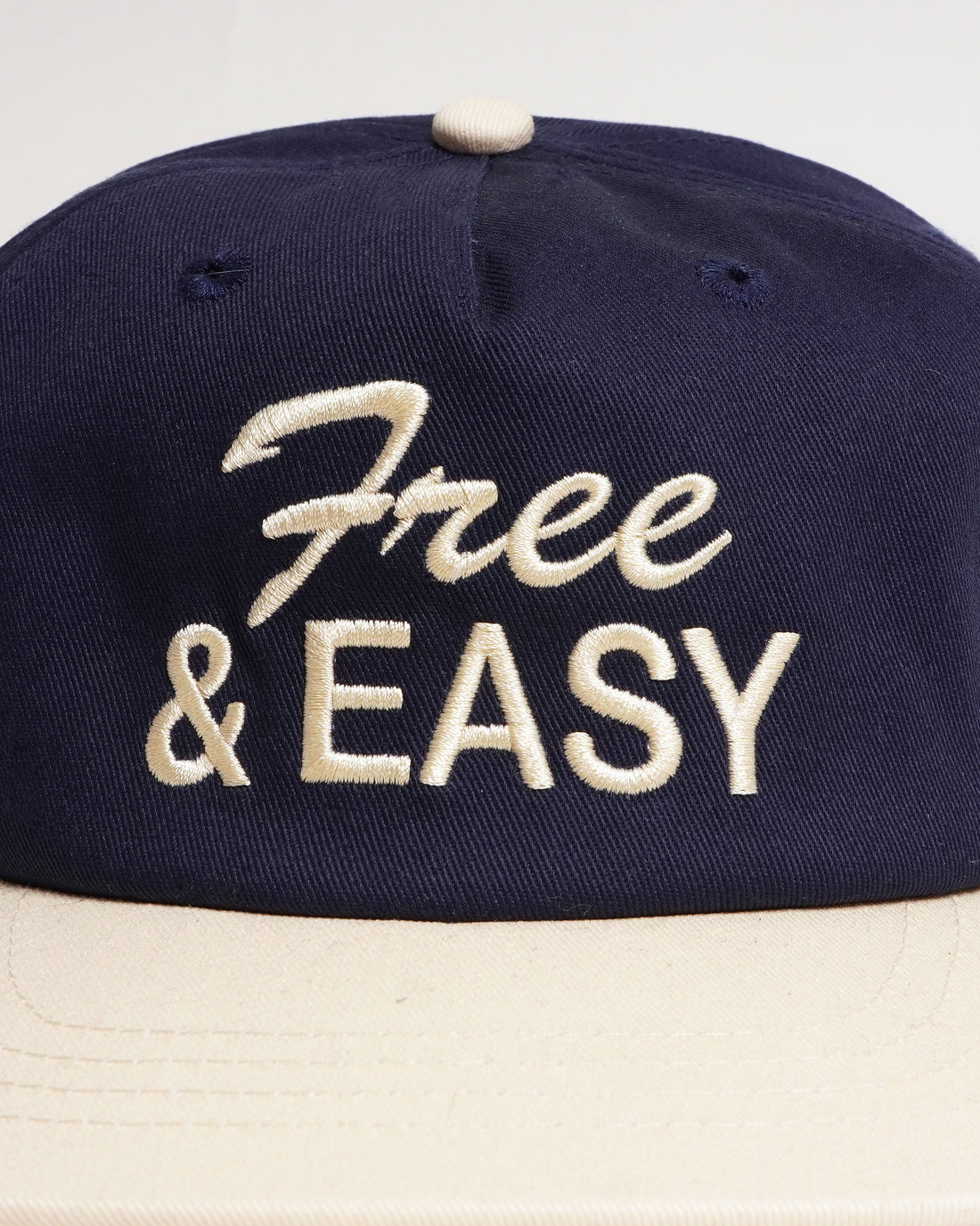 Two Tone Short Brim Snapback Hat
