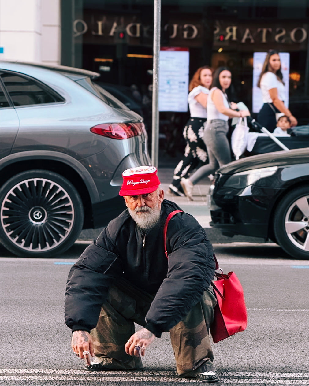 Flat Top Embroidered Corduroy Patchwork Baseball Cap