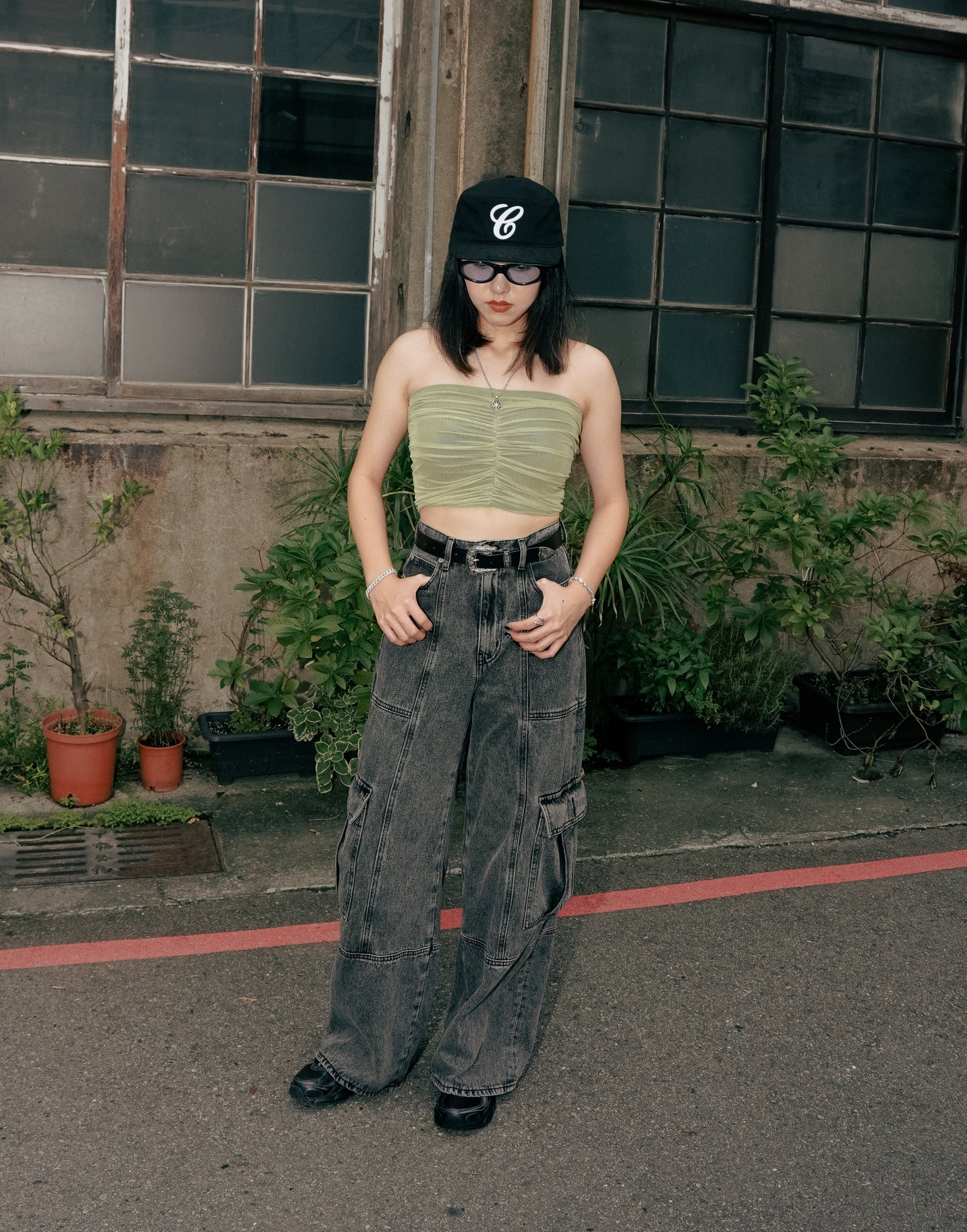 Vintage Flat Top Casual Baseball Cap（Pillbox Cap)