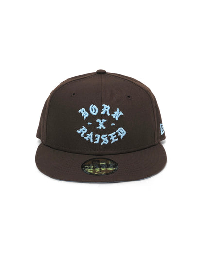 NEW ERA 59FIFTY ROCKER HAT-BROWN