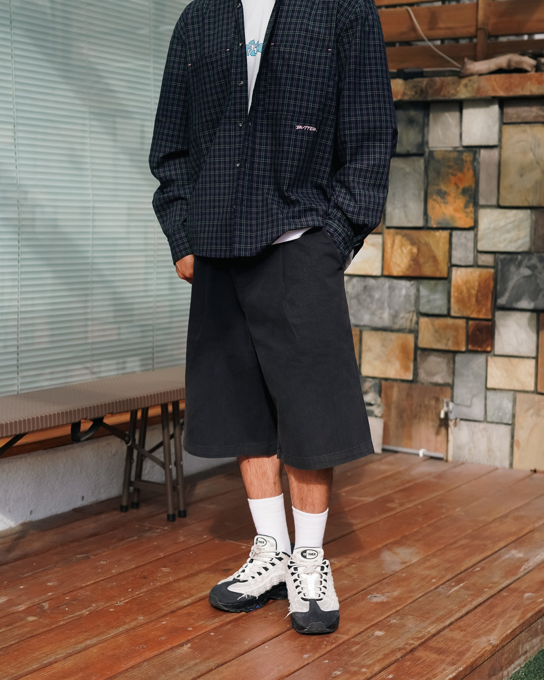 Pleated Shorts