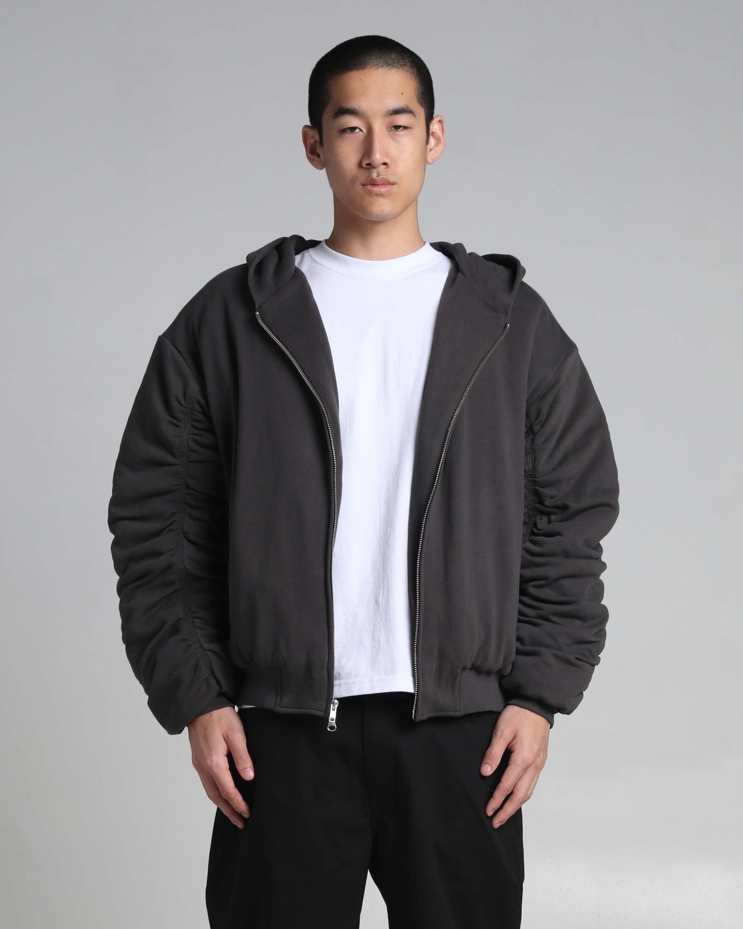 Hooded Fleece Bomber