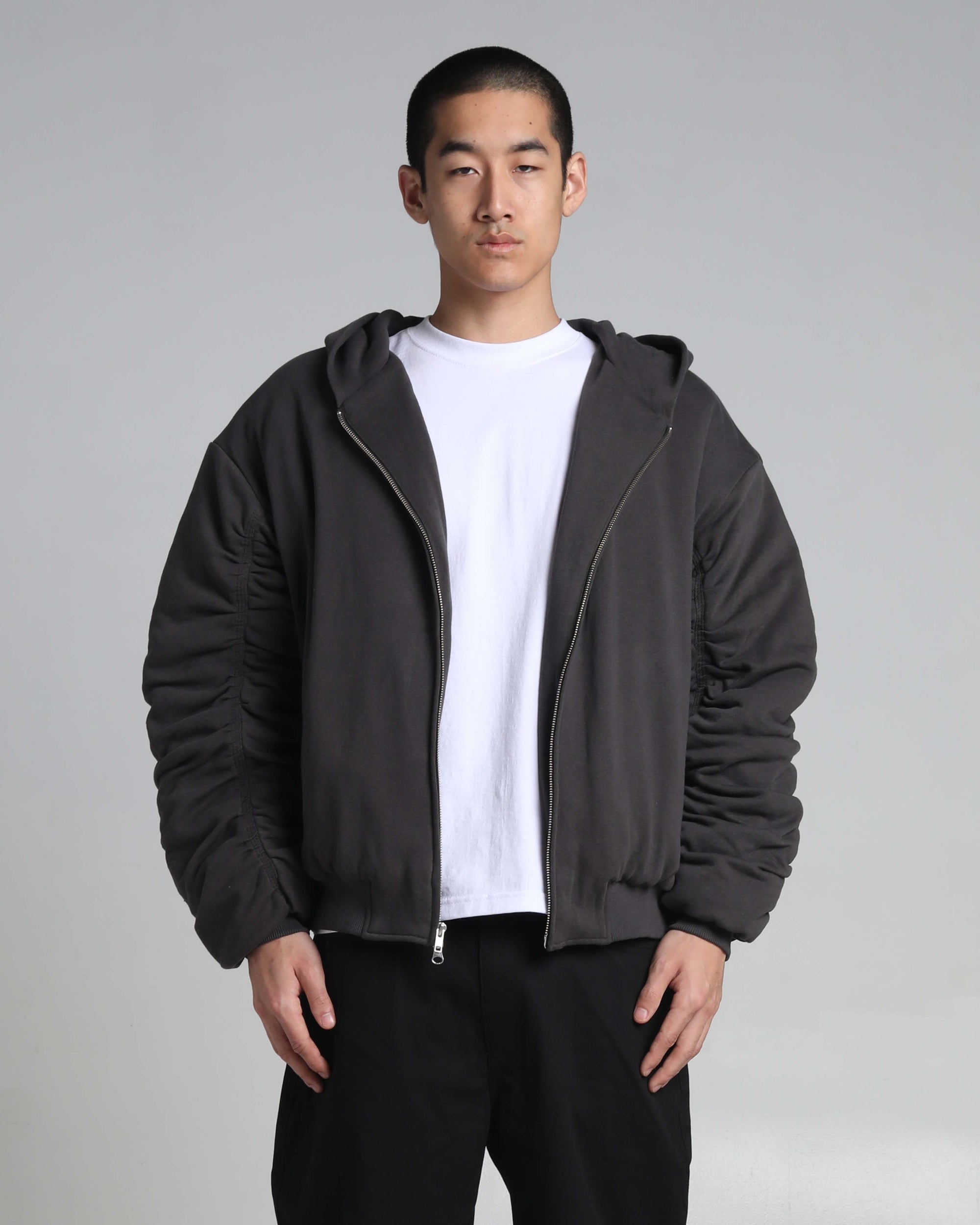 Hooded Fleece Bomber