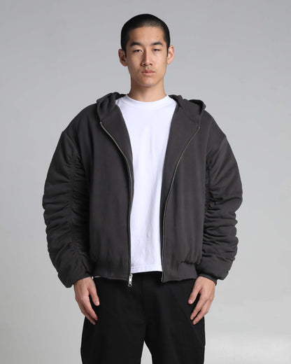 Hooded Fleece Bomber