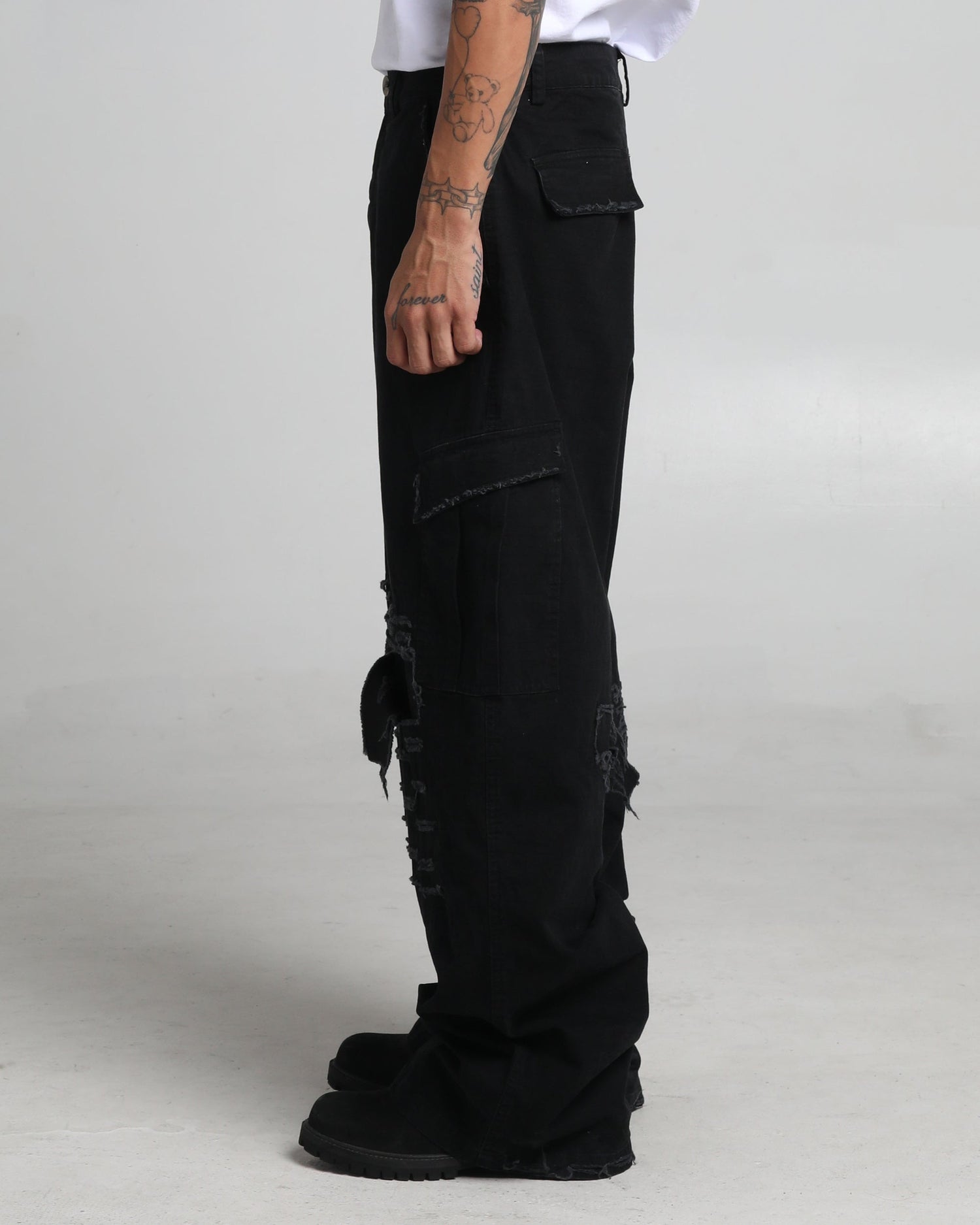 Shredded Cargo Pants