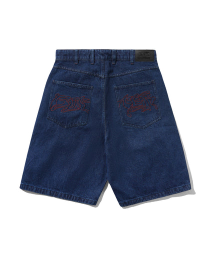 Drummer Baggy Denim Shorts