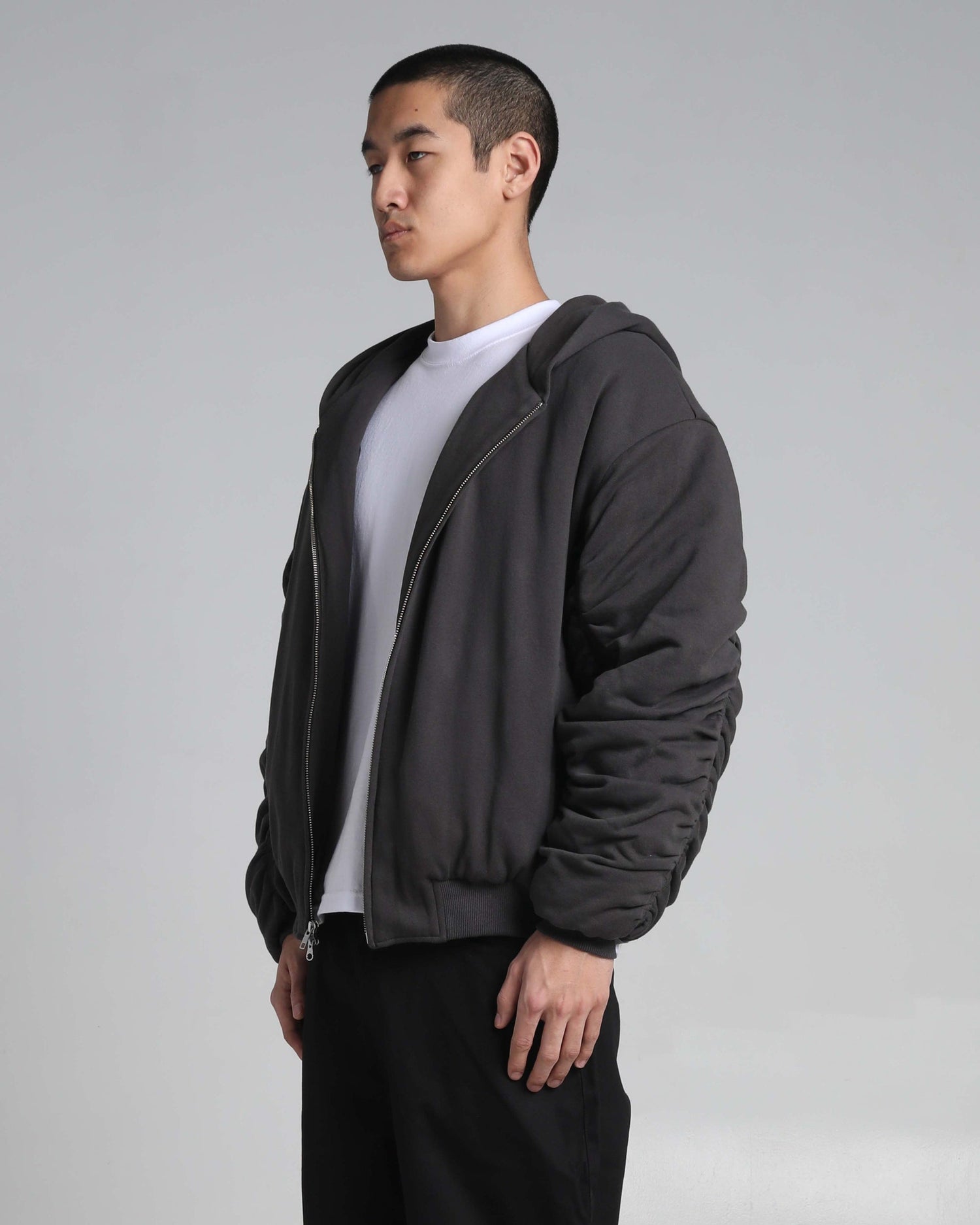 Hooded Fleece Bomber