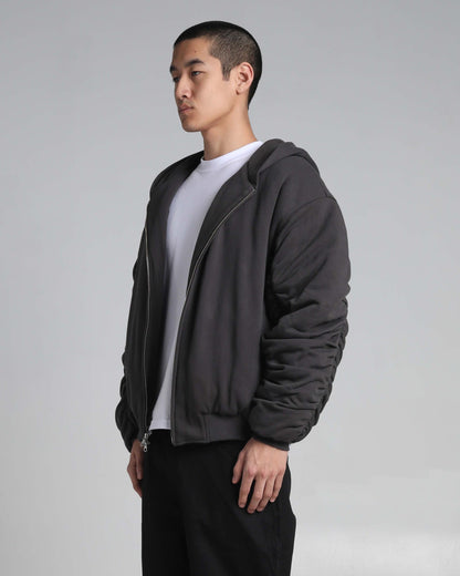 Hooded Fleece Bomber