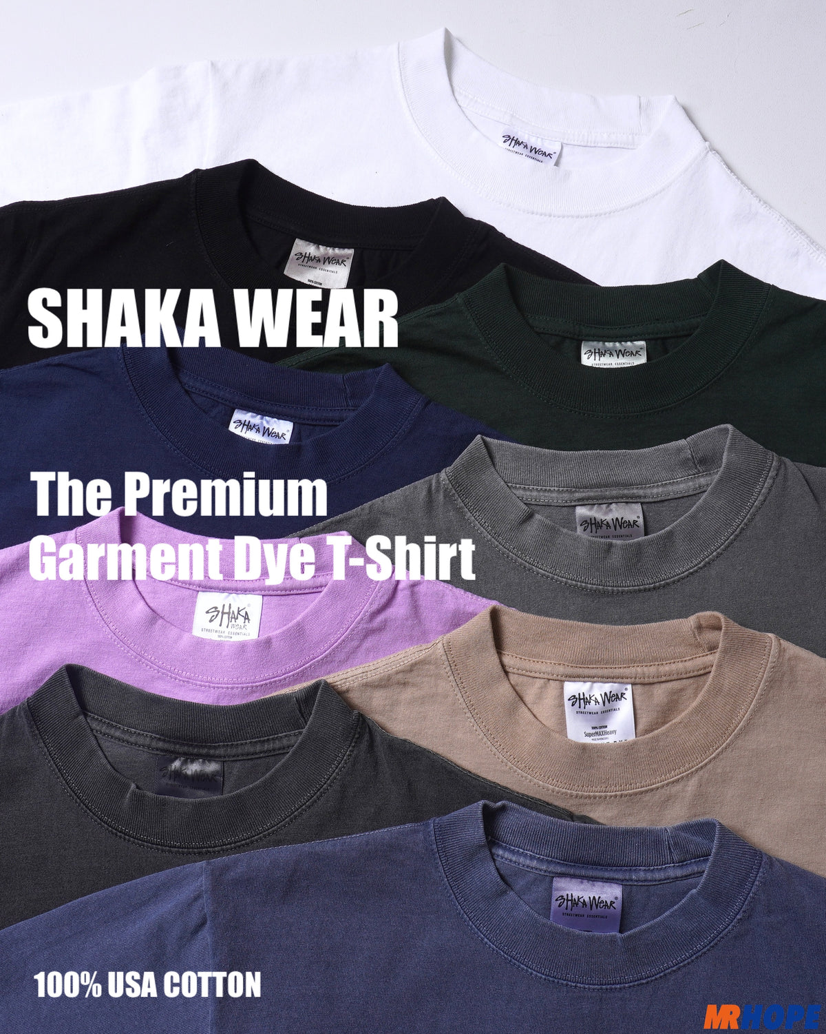 [04] 7.5oz Garment Dye T-Shirt