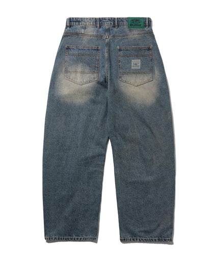 Wide Cut Denim Jeans