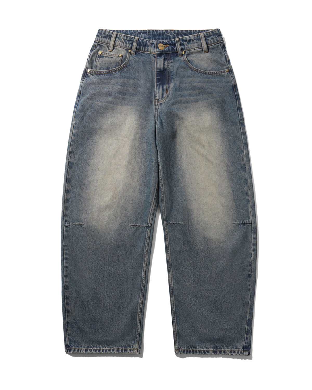 Wide Cut Denim Jeans