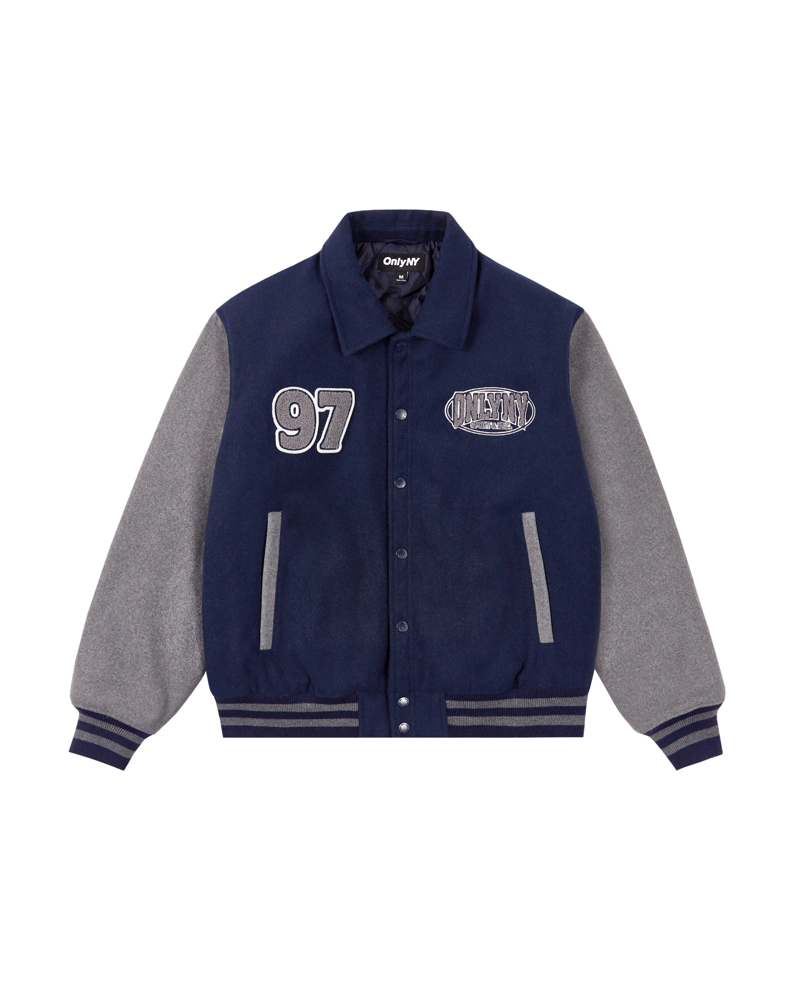 League Melton Wool Varsity Jacket